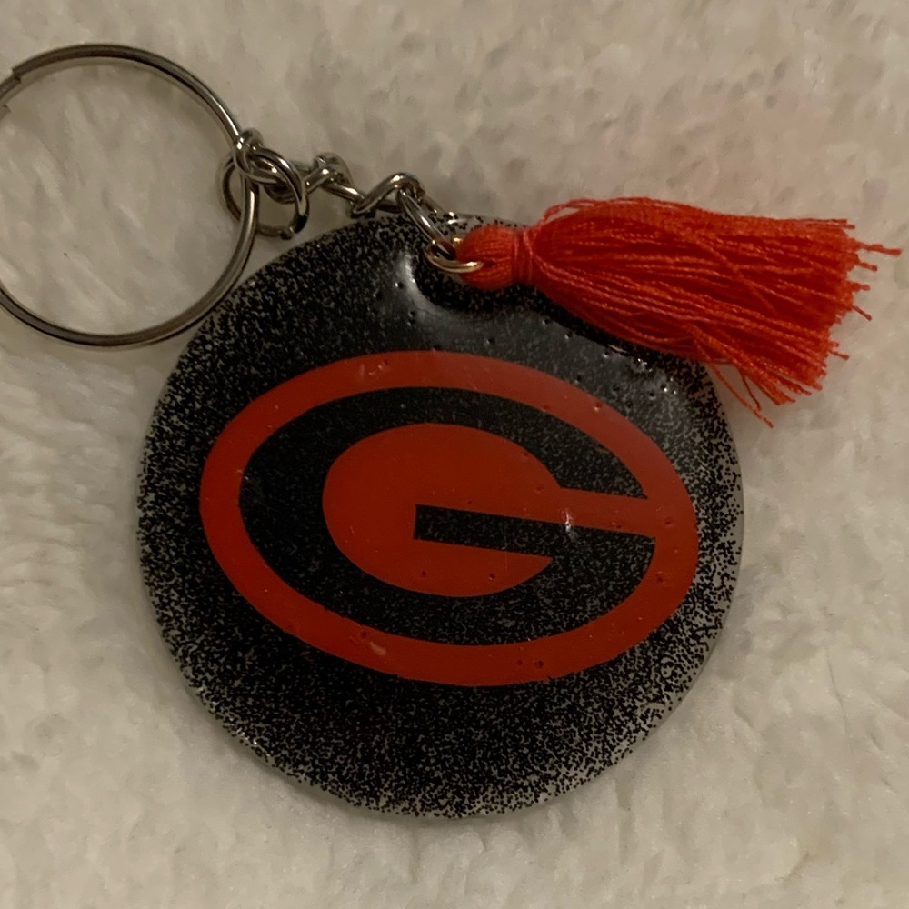 Handmade resin keychain